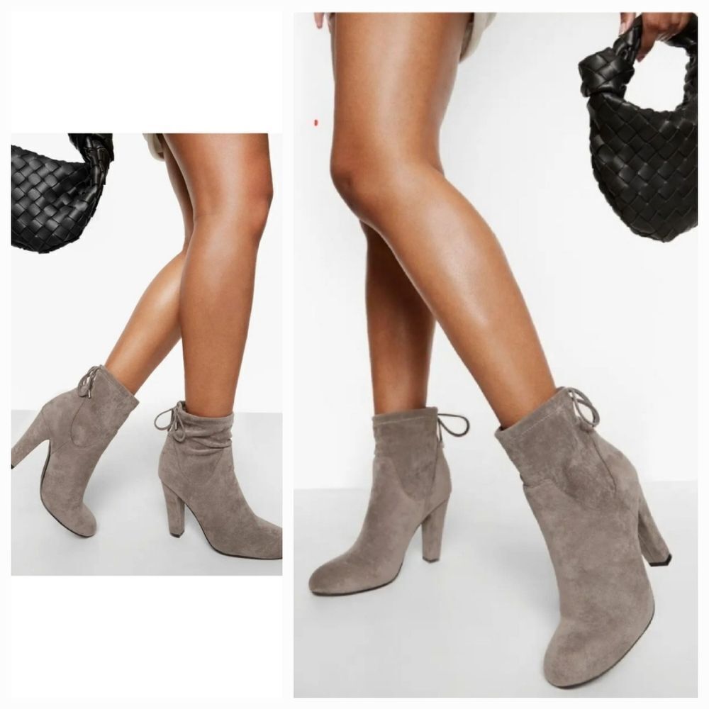 Stuart Weitzman Greyish Glove Boot Size 9